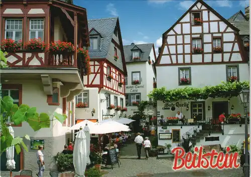 Beilstein (Mosel) Hotel Gute Quelle Café Klapperburg Marktplatz 2000