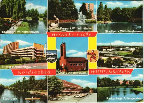 Wilhelmshaven Stadtpark, Nieter Krankenhaus, Altengroden uvm. 1981