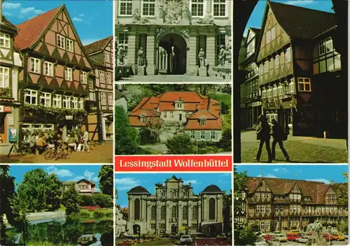 Ansichtskarte Wolfenbüttel Mehrbild-AK mit Stadtteilansichten 1975