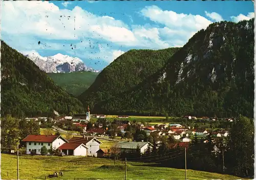 Ansichtskarte Inzell / Obb. Panorama-Ansicht 1980