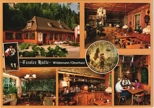 Wildemann (Innerstetal) Restaurant TIROLER HÜTTE, Mehrbildkarte 1980