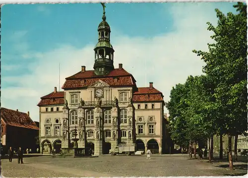 Ansichtskarte Lüneburg Rathaus Town Hall 1960
