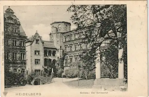 Ansichtskarte Heidelberg Heidelberger Schloss (Castle) 1901