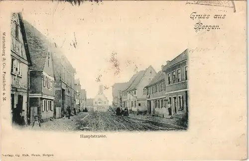 Ansichtskarte Bergen-Enkheim-Frankfurt am Main Hauptstraße 1903