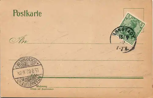 Ansichtskarte Litho AK Bönstadt-Niddatal Gruss aus Schule, Straßen 1902