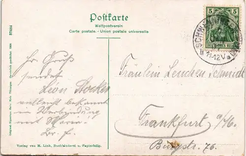 Villingen-Villingen-Schwenningen Familie - Blick auf die Stadt 1907