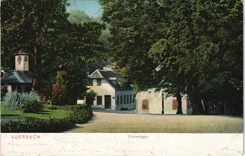 Ansichtskarte Auerbach (Bergstraße)-Bensheim Fürstenlager 1900