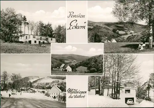 Mollsiepen-Schalksmühle Volmetal Pension ECKERN im OT VALBERT Mehrbild-AK 1978