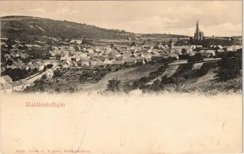 Ansichtskarte Waldböckelheim Panorama-Ansicht 1903