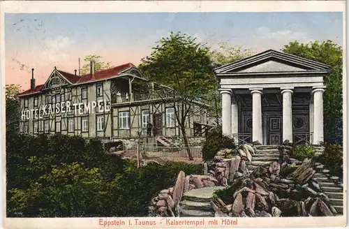 Eppstein (Taunus) Hotel, Restaurant und Luftkurort Kaisertempel 1905