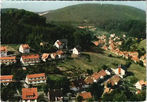 Ansichtskarte Bad Grund (Harz) Blick vom Knollen Panorama-Ansicht 1967