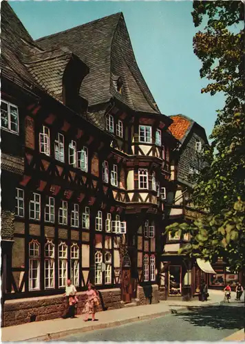 Ansichtskarte Goslar Altes Fachwerkhaus in der Marktstraße 1965