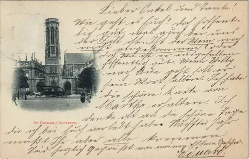 CPA Paris Eglise Kirche Saint-Germain-l'Auxerrois 1899