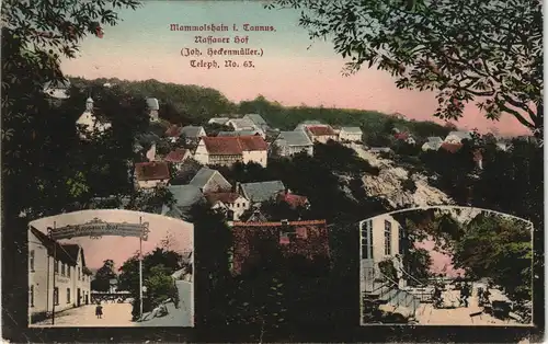 Mammolshain-Königstein (Taunus) 3 Bild: Stadt, Nassauer Hof 1906