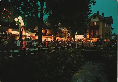 Ansichtskarte Bad Harzburg Lichterfest an der Radau, Fußgängerzone 1980