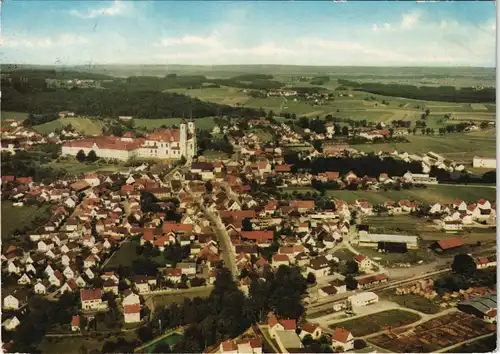 Ansichtskarte Ottobeuren Luftbilde Luftaufnahme 1977