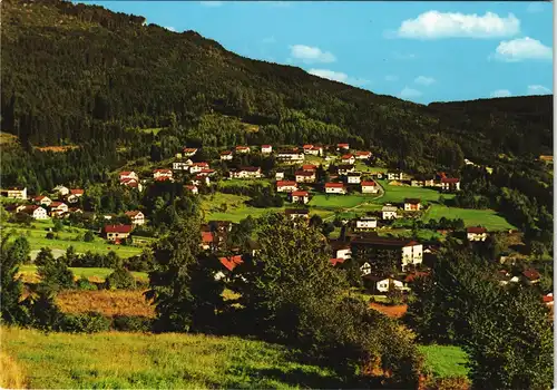 Ansichtskarte Scherau-Bodenmais Ortsteil Scherau Panorama-Ansicht 1975