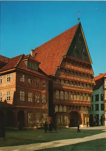 Ansichtskarte Hildesheim Bäckeramtshaus Knochenhaueramtshaus 1980