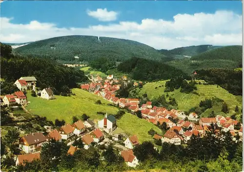 Ansichtskarte Bad Grund (Harz) Panorama-Ansicht Oberharz Region 1980