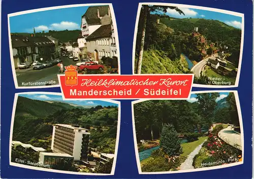 Ansichtskarte Manderscheid Oberburg, Kurfürstenstraße 1978