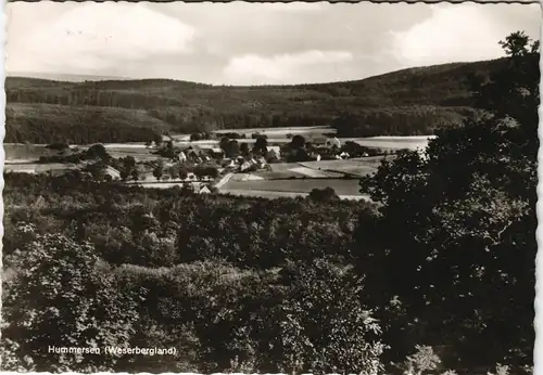 Hummersen (Weserbergland)-Lügde (Westfalen) Blick auf die Stadt 1965