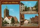 Ansichtskarte Rheine 1. St. Dionysius-Kirche 2. Borneplatz 3. Markt 1993