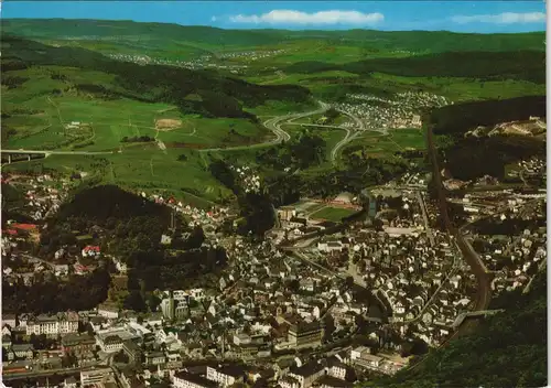 Ansichtskarte Dillenburg Luftbild, Totalansicht vom Flugzeug aus 1993