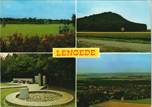 Ansichtskarte Lengede Gedenkstätte, Umland - 4 Bild 1968