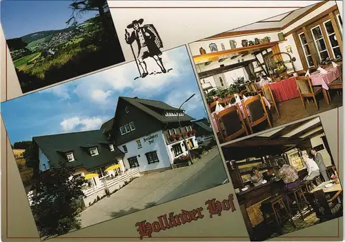 Meschede Mehrbild-AK Hotel Restaurant Holländer Hof Ohlstrasse 1980