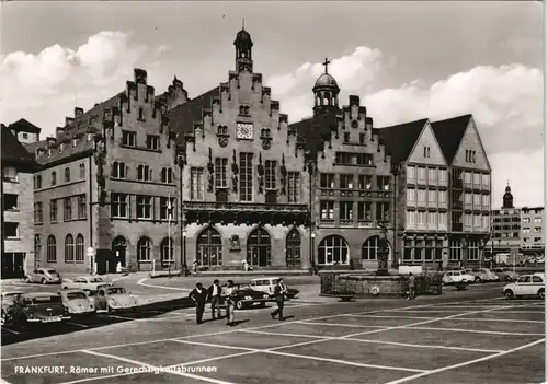 Frankfurt am Main Römer div. Autos u.a. Volkswagen VW Käfer 1970