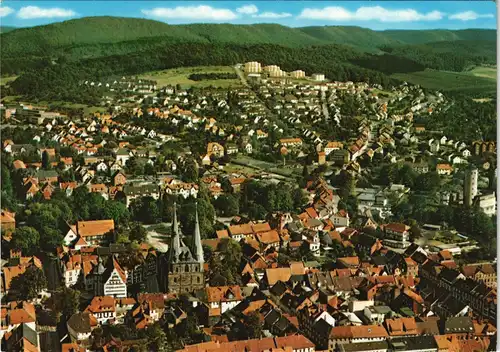Ansichtskarte Alfeld (Leine) Luftbild Totalansicht vom Flugzeug aus 1975