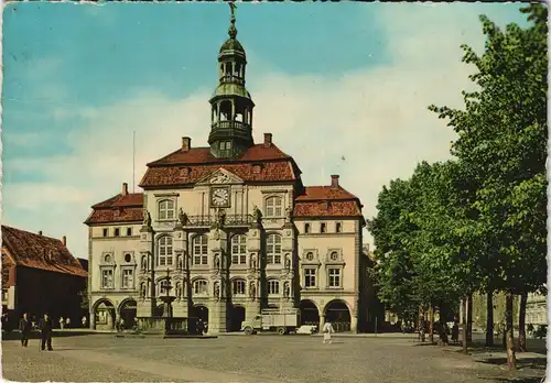 Ansichtskarte Lüneburg Rathaus (town hall) 1960