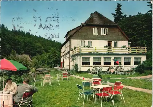 Neuhaus im Solling-Holzminden Waldhotel ALTE MÜHLE Fohlenplacken Bes.: Herm. Meyer 1969