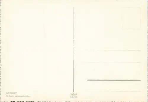 St. Pauli-Hamburg Landungsbrücken belebt, Schiffe Hafen-Rundfahrt 1970