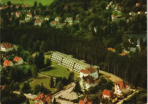 Ansichtskarte Bad Sachsa HAUS PFAFFENBERG Kurheim vom Flugzeug aus 1980