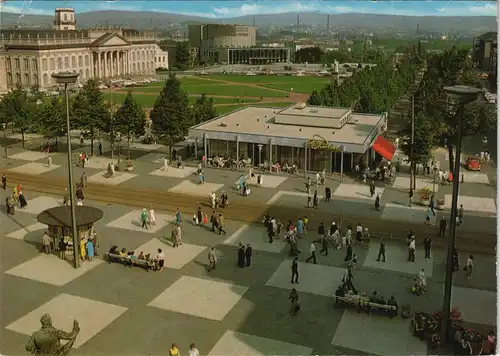 Ansichtskarte Kassel Cassel Friedrichsplatz aus der Vogelschau 1977