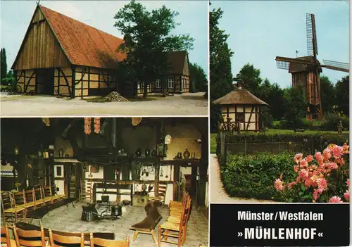 Ansichtskarte Münster MÜHLENHOF Freilichtmuseum 1990