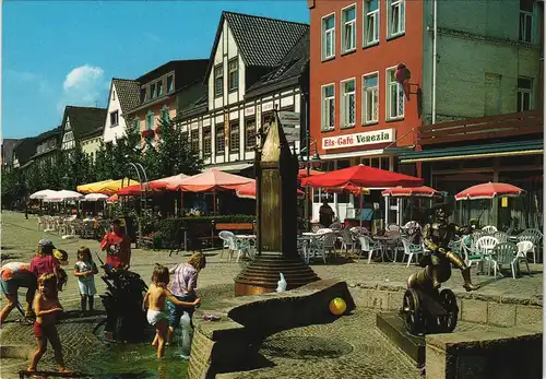 Bodenwerder Straßen & Plätze Partie am Eis-Café mit Brunen 1995