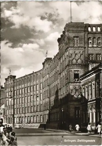 Ansichtskarte Solingen Stadtteilansicht Partie am Zwillingswerk 1988/1965