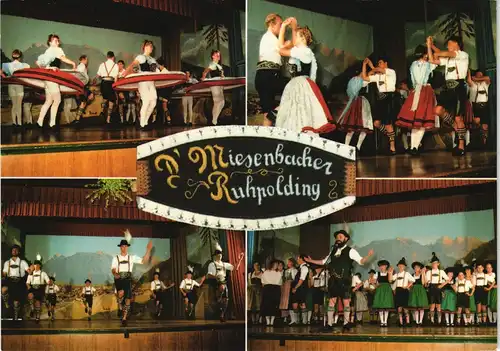 Ansichtskarte Ruhpolding D' Miesenbacher - Tanzgruppe 4 Bild 1982