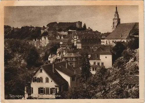 Ansichtskarte Tübingen Stadtpartie 1940