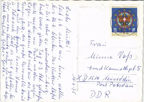 Ansichtskarte Weitensfeld im Gurktal Stadtpartie 1975