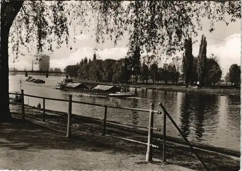 Ansichtskarte Offenbach (Main) Schlepper, Öltank 1965