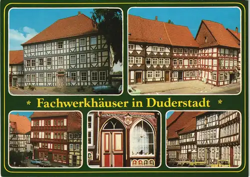 Duderstadt Duderstädter Fachwerk (Gotik, Renaissance, Barock) Mehrbild-AK 1980