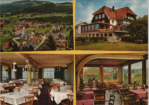 Ansichtskarte Hinterzarten Mehrbildkarte Café-Restaurant - Hotel Imbery 1971