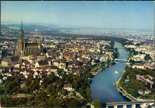 Ansichtskarte Ulm a. d. Donau Totale 1974