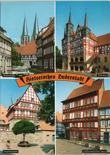 Ansichtskarte Duderstadt Mehrbildkarte der Stadt im Eichsfeld 1990
