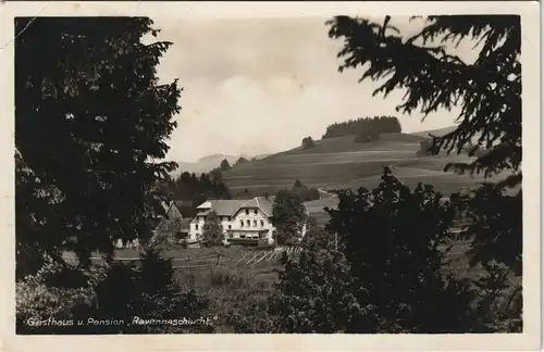 Ansichtskarte Breitnau Gasthaus und Pension Ravennaschlucht 1931