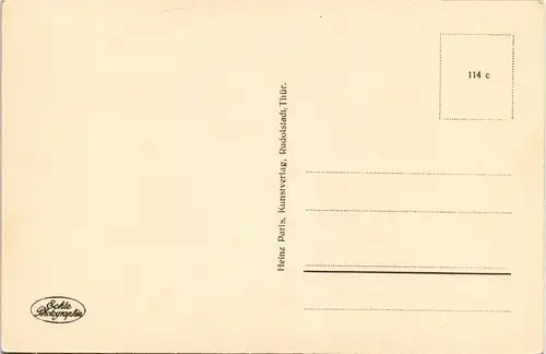 Ansichtskarte Mellenbach-Glasbach Stadtrpartie 1931