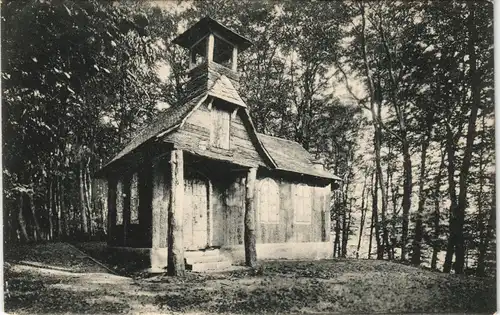Ansichtskarte Auerbach (Bergstraße)-Bensheim Erimitage im Wald 1912